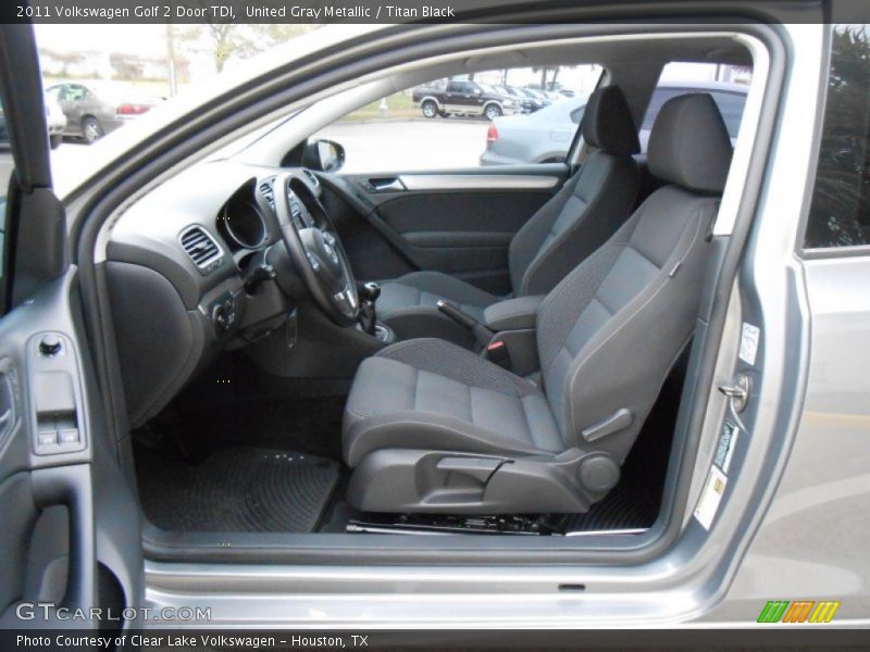 United Gray Metallic / Titan Black 2011 Volkswagen Golf 2 Door TDI