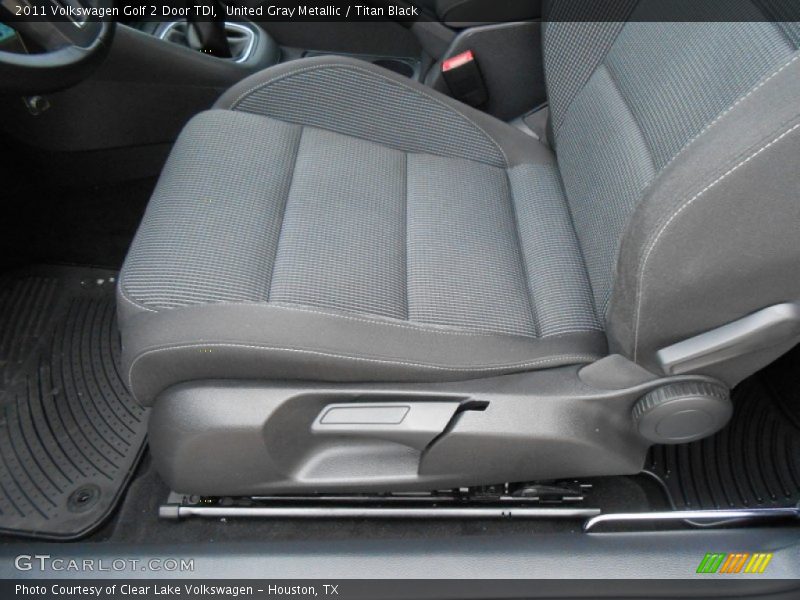 United Gray Metallic / Titan Black 2011 Volkswagen Golf 2 Door TDI