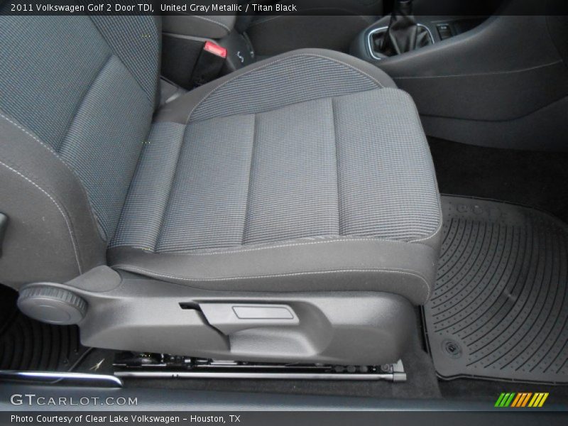 United Gray Metallic / Titan Black 2011 Volkswagen Golf 2 Door TDI