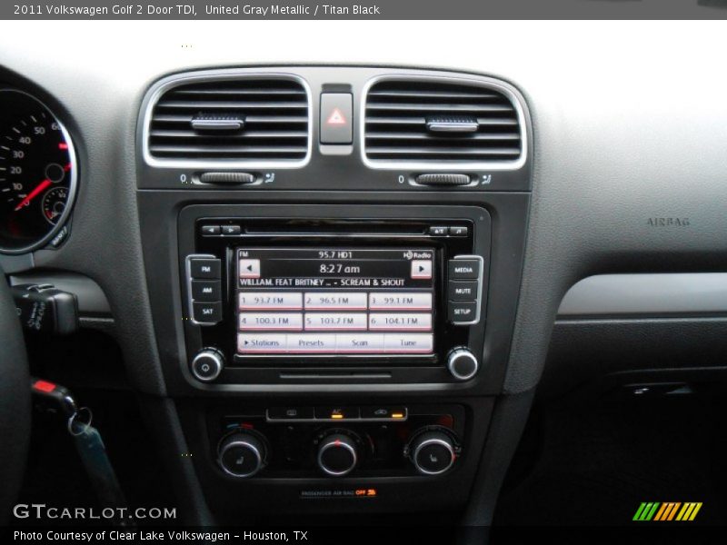 United Gray Metallic / Titan Black 2011 Volkswagen Golf 2 Door TDI