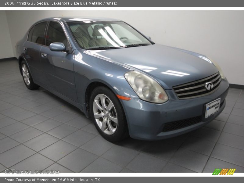 Lakeshore Slate Blue Metallic / Wheat 2006 Infiniti G 35 Sedan