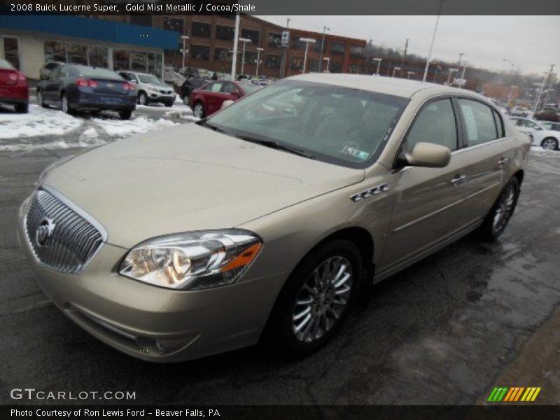 Gold Mist Metallic / Cocoa/Shale 2008 Buick Lucerne Super