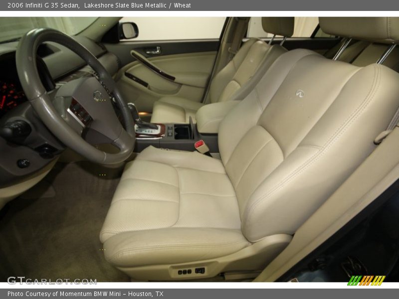 Lakeshore Slate Blue Metallic / Wheat 2006 Infiniti G 35 Sedan