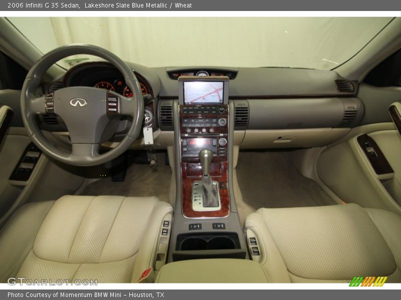 Lakeshore Slate Blue Metallic / Wheat 2006 Infiniti G 35 Sedan
