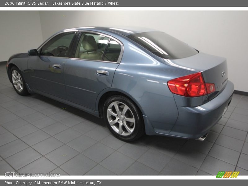 Lakeshore Slate Blue Metallic / Wheat 2006 Infiniti G 35 Sedan