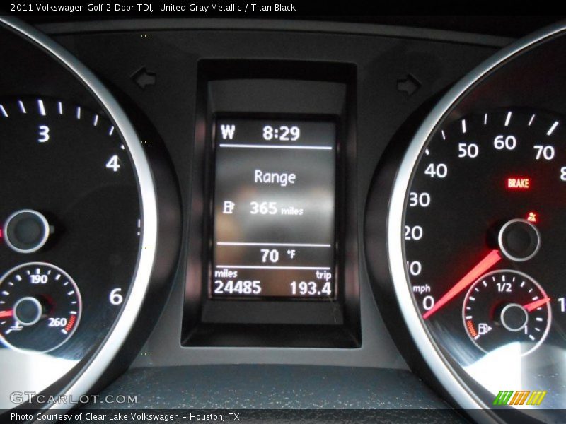 United Gray Metallic / Titan Black 2011 Volkswagen Golf 2 Door TDI