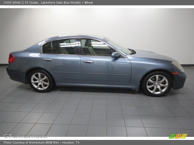 Lakeshore Slate Blue Metallic / Wheat 2006 Infiniti G 35 Sedan