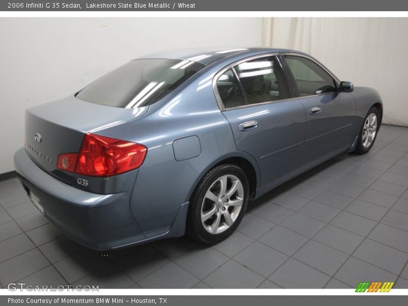 Lakeshore Slate Blue Metallic / Wheat 2006 Infiniti G 35 Sedan