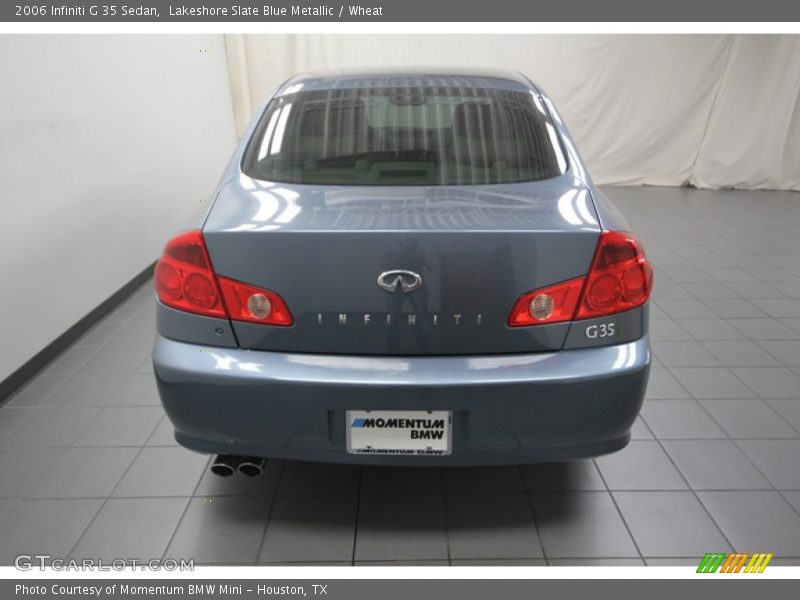 Lakeshore Slate Blue Metallic / Wheat 2006 Infiniti G 35 Sedan