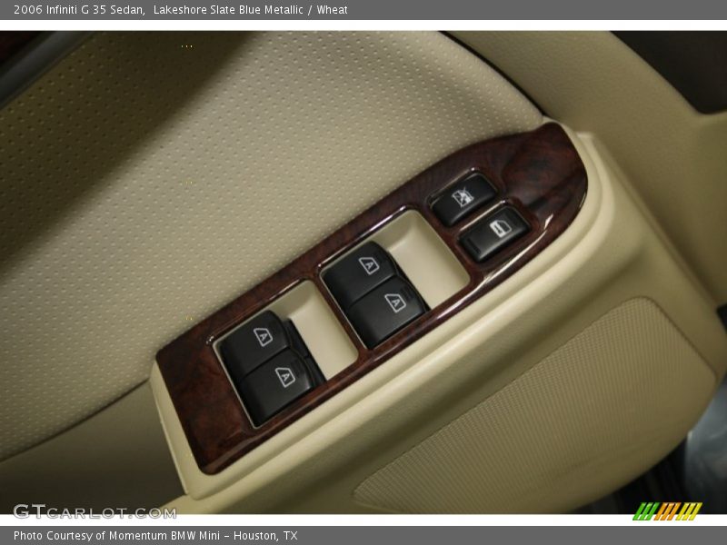 Lakeshore Slate Blue Metallic / Wheat 2006 Infiniti G 35 Sedan