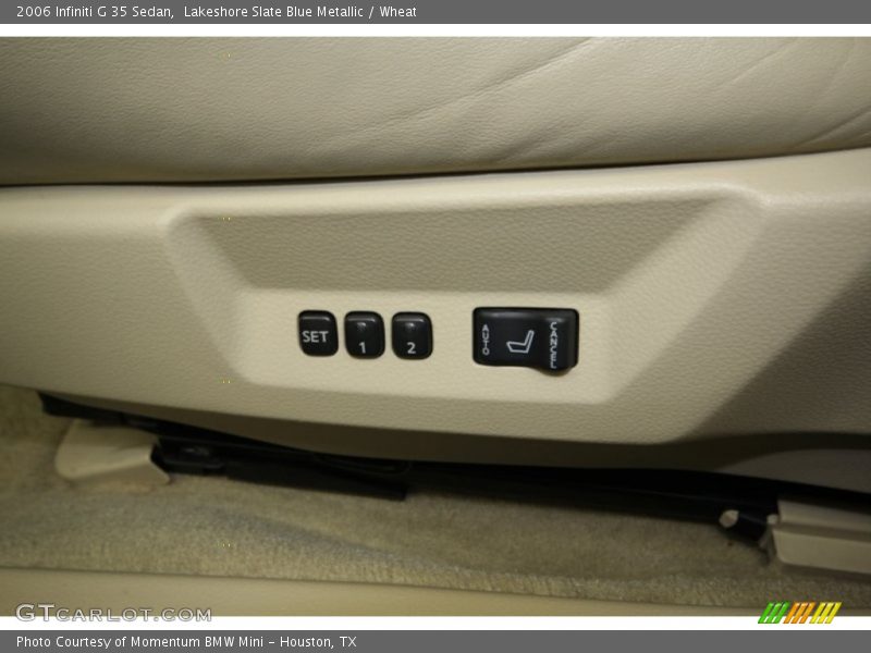 Lakeshore Slate Blue Metallic / Wheat 2006 Infiniti G 35 Sedan