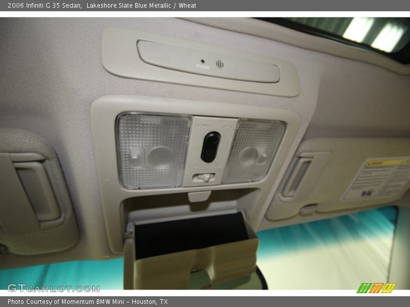 Lakeshore Slate Blue Metallic / Wheat 2006 Infiniti G 35 Sedan