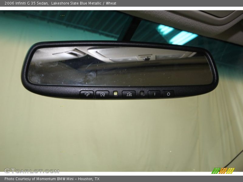Lakeshore Slate Blue Metallic / Wheat 2006 Infiniti G 35 Sedan