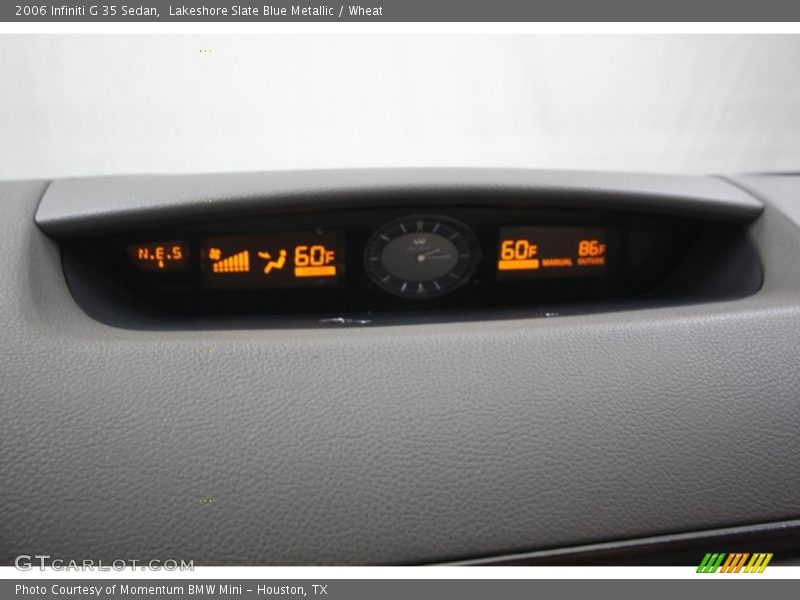 Lakeshore Slate Blue Metallic / Wheat 2006 Infiniti G 35 Sedan
