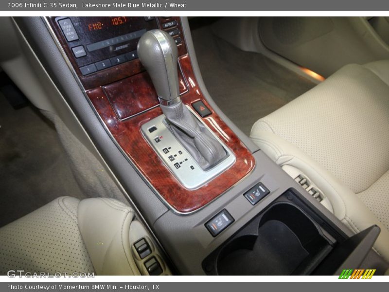 Lakeshore Slate Blue Metallic / Wheat 2006 Infiniti G 35 Sedan