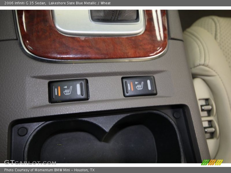 Lakeshore Slate Blue Metallic / Wheat 2006 Infiniti G 35 Sedan