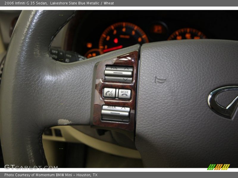 Lakeshore Slate Blue Metallic / Wheat 2006 Infiniti G 35 Sedan