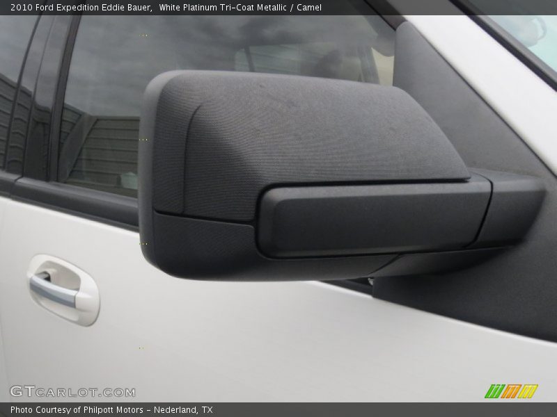White Platinum Tri-Coat Metallic / Camel 2010 Ford Expedition Eddie Bauer