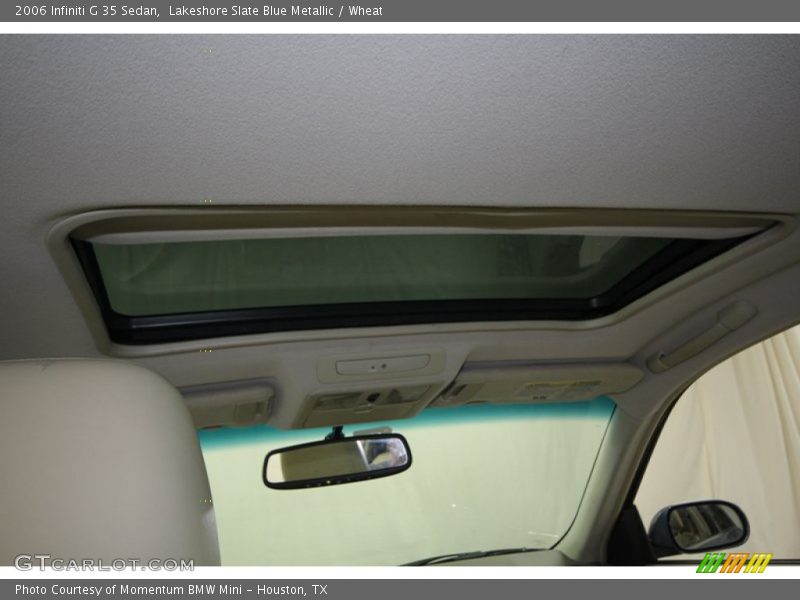 Lakeshore Slate Blue Metallic / Wheat 2006 Infiniti G 35 Sedan