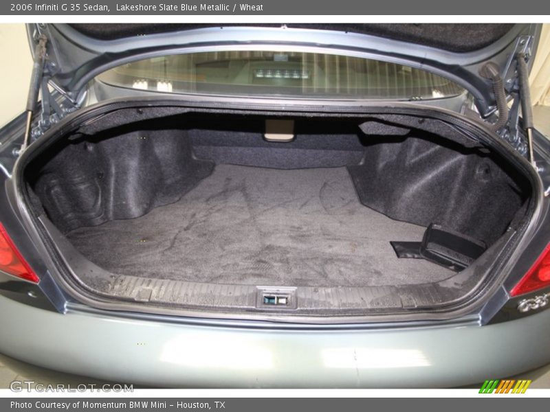 Lakeshore Slate Blue Metallic / Wheat 2006 Infiniti G 35 Sedan