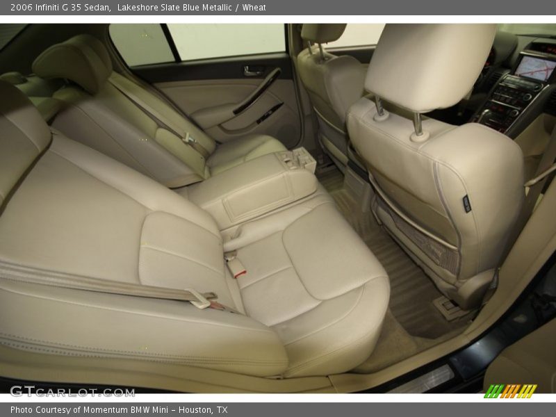 Lakeshore Slate Blue Metallic / Wheat 2006 Infiniti G 35 Sedan