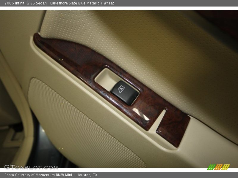 Lakeshore Slate Blue Metallic / Wheat 2006 Infiniti G 35 Sedan