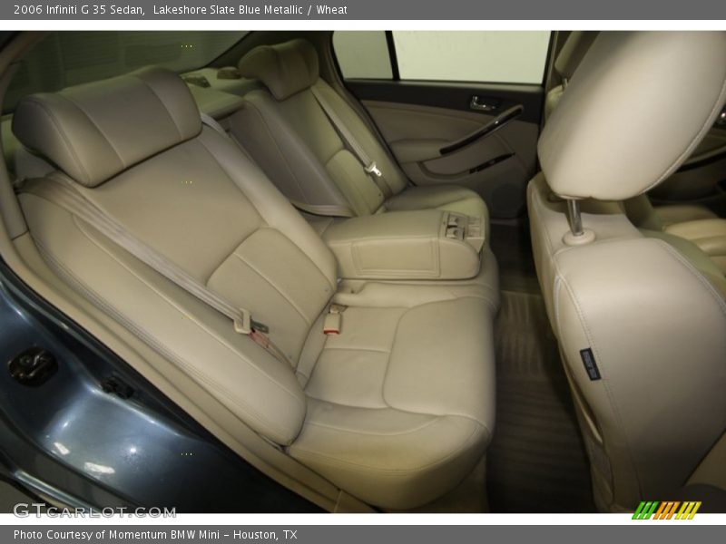 Lakeshore Slate Blue Metallic / Wheat 2006 Infiniti G 35 Sedan