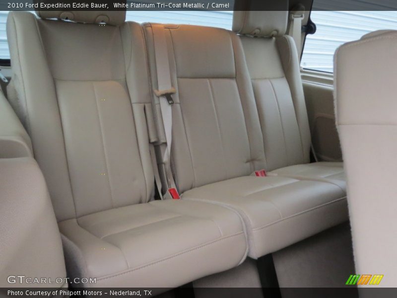 White Platinum Tri-Coat Metallic / Camel 2010 Ford Expedition Eddie Bauer
