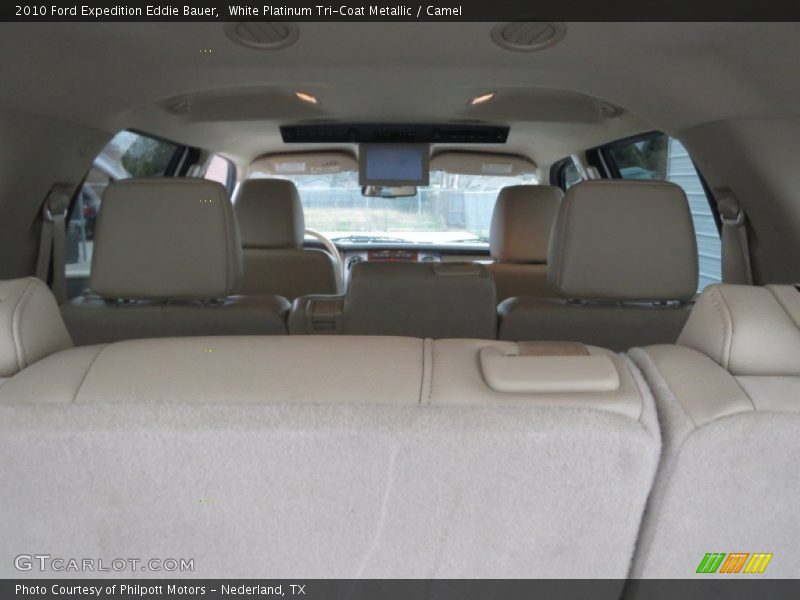 White Platinum Tri-Coat Metallic / Camel 2010 Ford Expedition Eddie Bauer