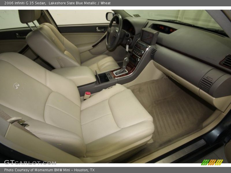 Lakeshore Slate Blue Metallic / Wheat 2006 Infiniti G 35 Sedan
