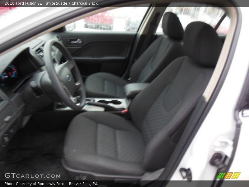 White Suede / Charcoal Black 2010 Ford Fusion SE
