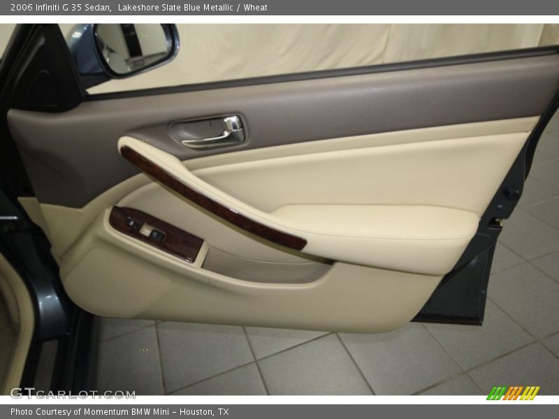 Lakeshore Slate Blue Metallic / Wheat 2006 Infiniti G 35 Sedan