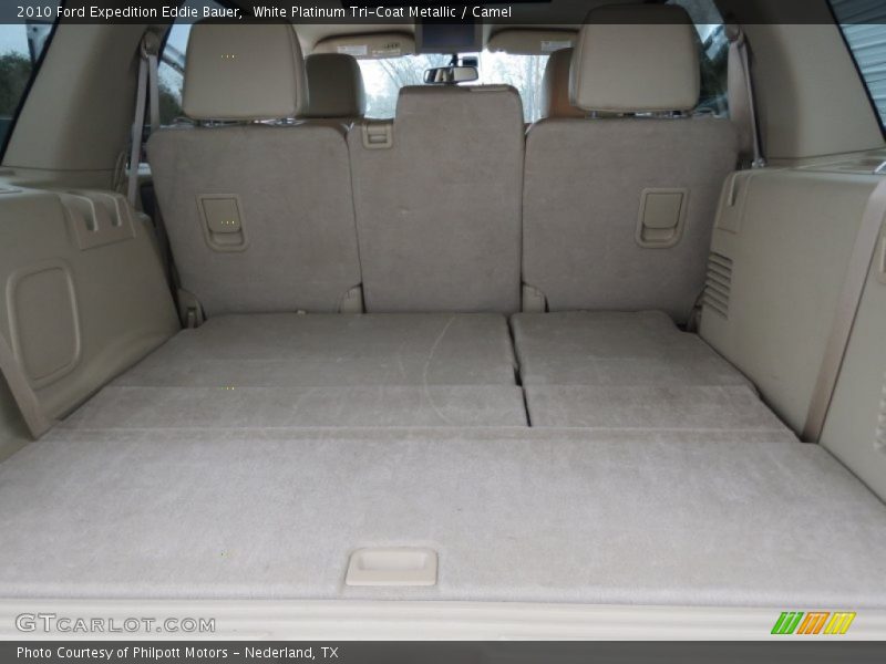 White Platinum Tri-Coat Metallic / Camel 2010 Ford Expedition Eddie Bauer