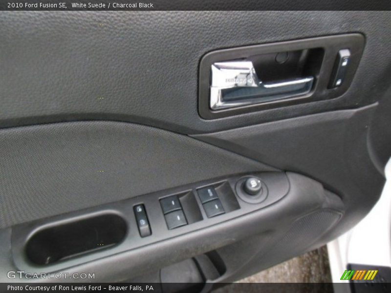 White Suede / Charcoal Black 2010 Ford Fusion SE
