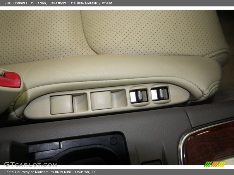 Lakeshore Slate Blue Metallic / Wheat 2006 Infiniti G 35 Sedan
