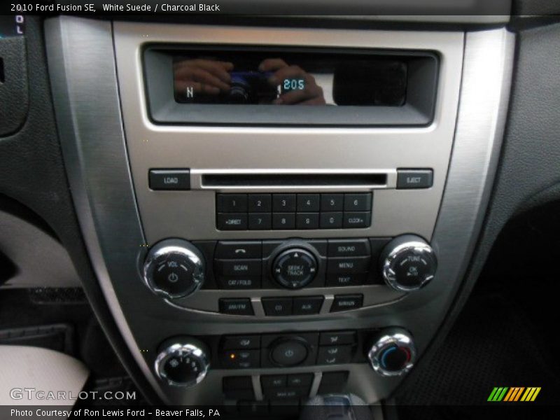 White Suede / Charcoal Black 2010 Ford Fusion SE