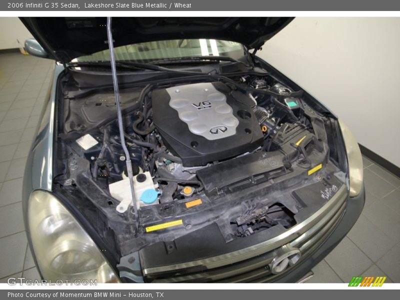 Lakeshore Slate Blue Metallic / Wheat 2006 Infiniti G 35 Sedan