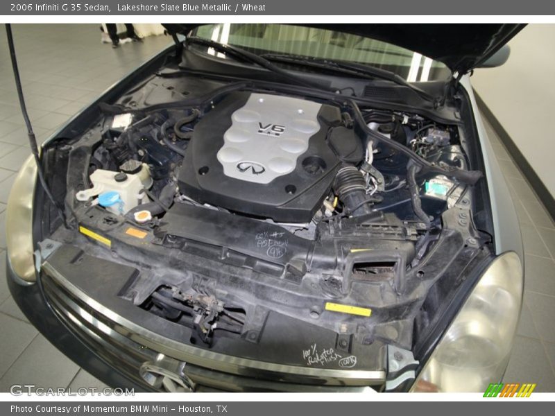 Lakeshore Slate Blue Metallic / Wheat 2006 Infiniti G 35 Sedan