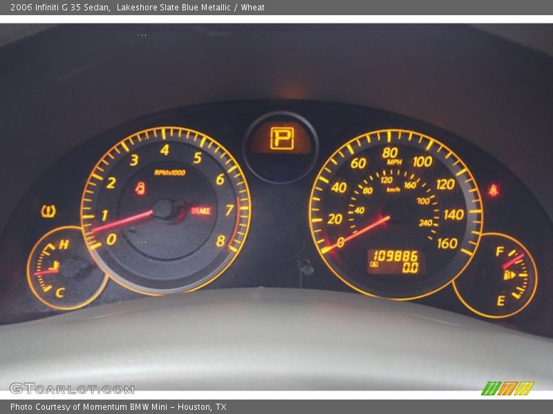 Lakeshore Slate Blue Metallic / Wheat 2006 Infiniti G 35 Sedan