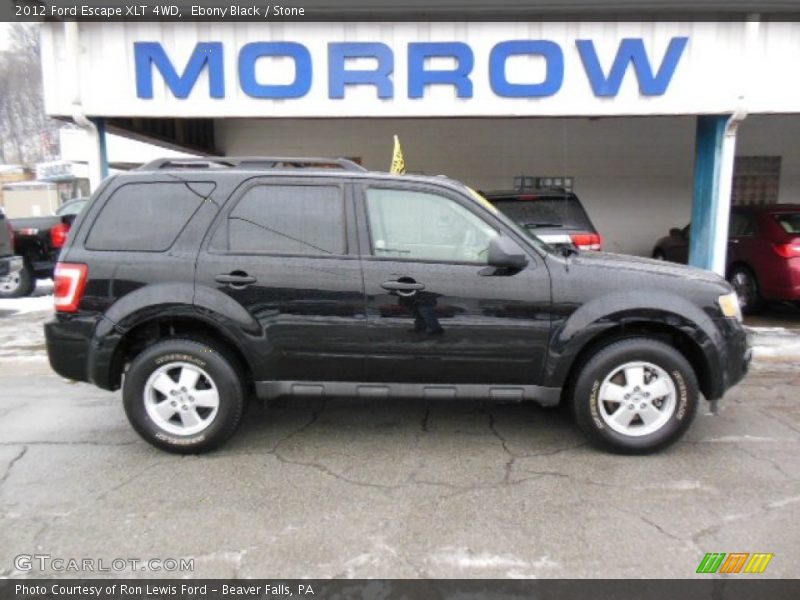 Ebony Black / Stone 2012 Ford Escape XLT 4WD