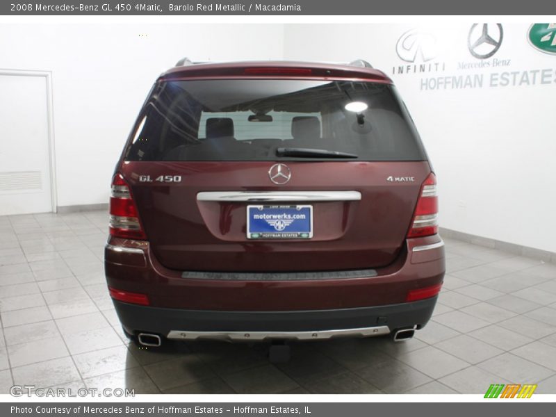 Barolo Red Metallic / Macadamia 2008 Mercedes-Benz GL 450 4Matic
