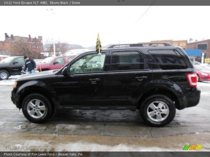 Ebony Black / Stone 2012 Ford Escape XLT 4WD