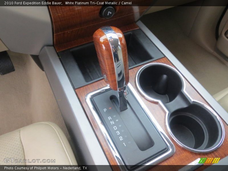White Platinum Tri-Coat Metallic / Camel 2010 Ford Expedition Eddie Bauer