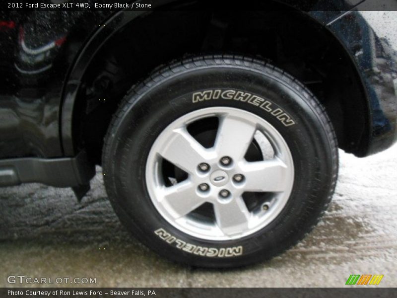 Ebony Black / Stone 2012 Ford Escape XLT 4WD