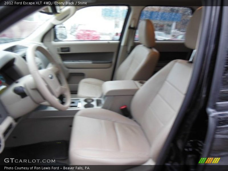 Ebony Black / Stone 2012 Ford Escape XLT 4WD
