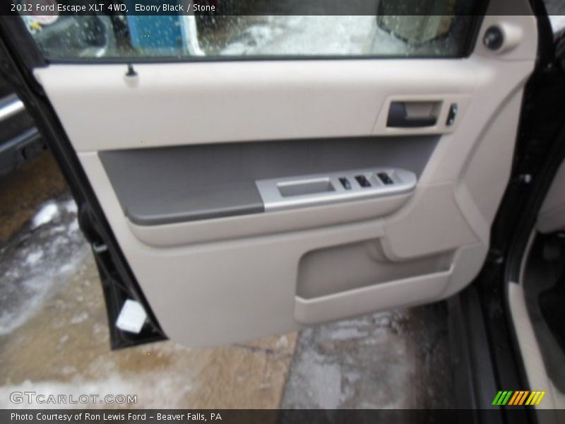 Ebony Black / Stone 2012 Ford Escape XLT 4WD