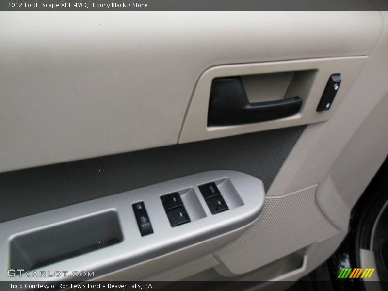 Ebony Black / Stone 2012 Ford Escape XLT 4WD