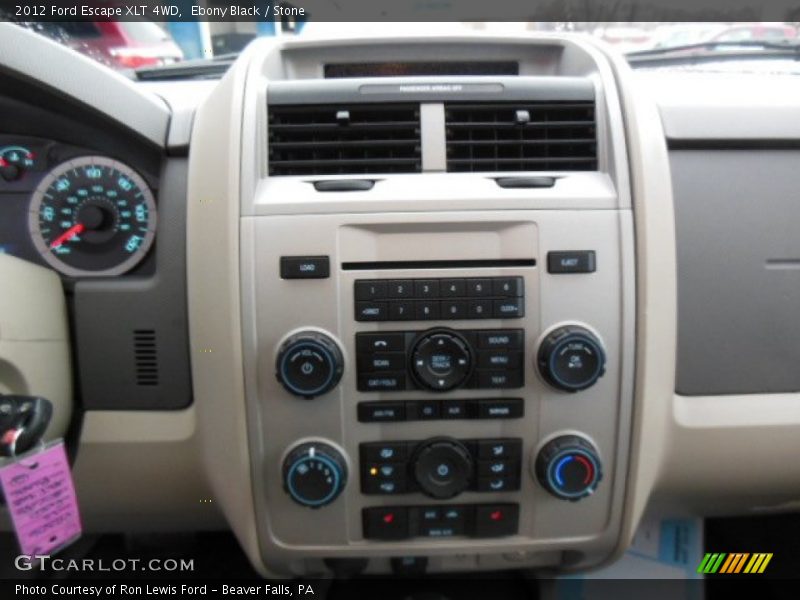 Ebony Black / Stone 2012 Ford Escape XLT 4WD