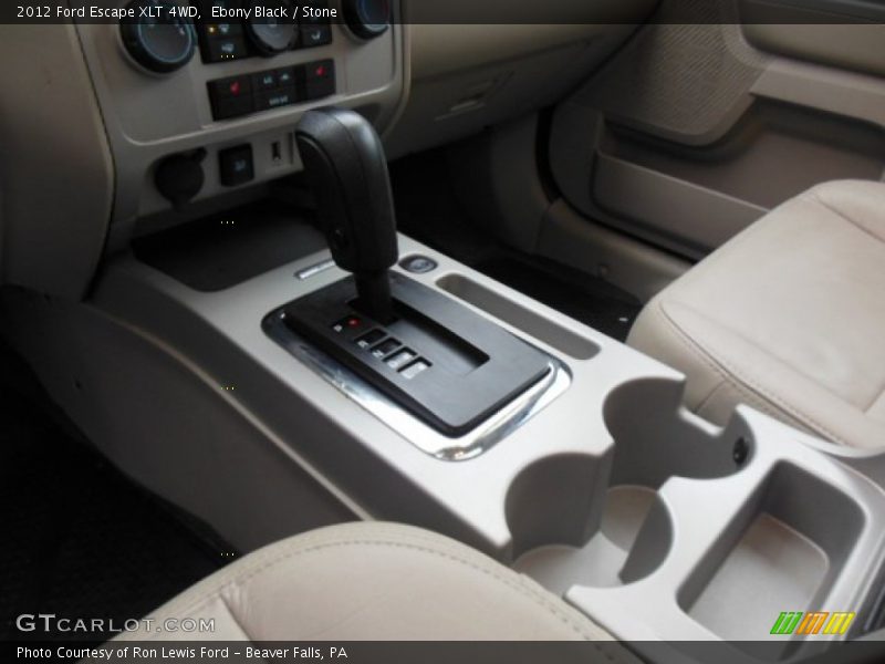 Ebony Black / Stone 2012 Ford Escape XLT 4WD