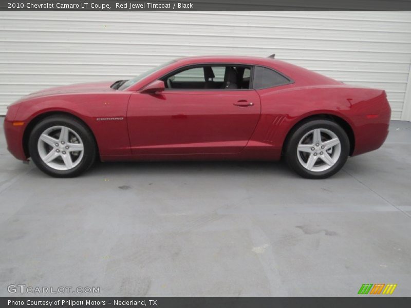 Red Jewel Tintcoat / Black 2010 Chevrolet Camaro LT Coupe